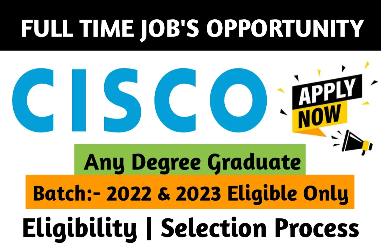 Cisco Recruitment Drive 2023