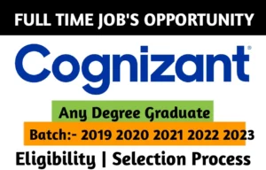 Cognizant Careers Off Campus Drive 2023