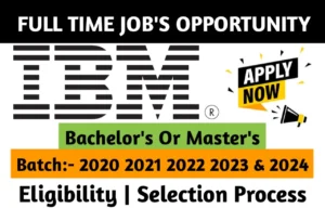 IBM Inviting Fresher Drive 2023