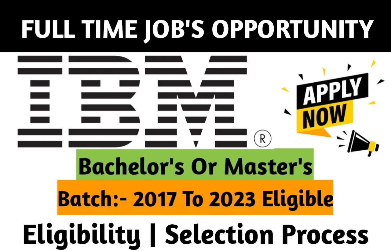 IBM Recruitment Drive 2023