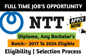 NTT Recruitment Drive 2023