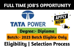 TATA Power Recruitment Drive 2023