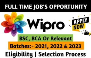 Wipro Hiring Fresher Drive 2023