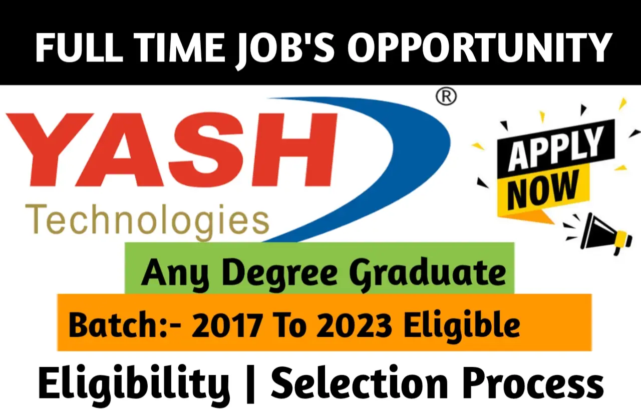 Yash Technologies Recruitment Drive 2023