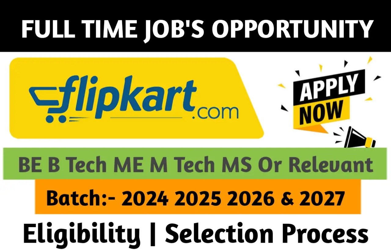 Flipkart Hiring Fresher Drive 2023