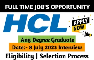 HCLTech Walk-In Interview