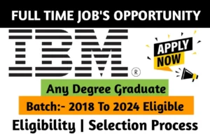 IBM Hiring Fresher Drive 2023