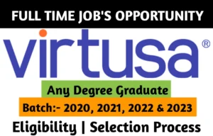 Virtusa Off Campus Drive 2023