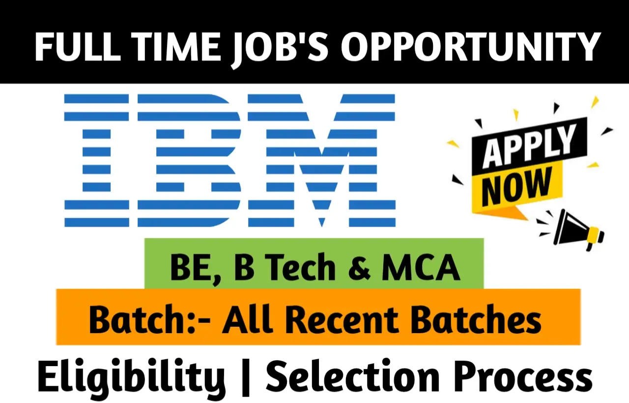 IBM Internship 2024 Hiring Delivery Consultant Intern Job For Fresher