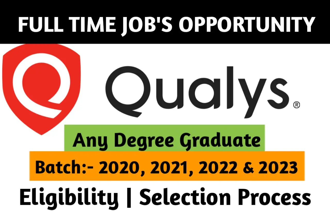 Qualys Careers 2023 Hiring For Intern Engineering Job For Fresher