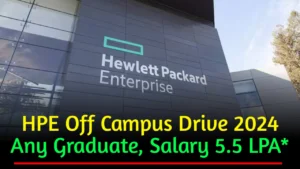 HPE Hiring 2024