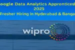 Join Wipro in 2025 | Fresher Hiring Drive for Test Engineer-L1 Positions