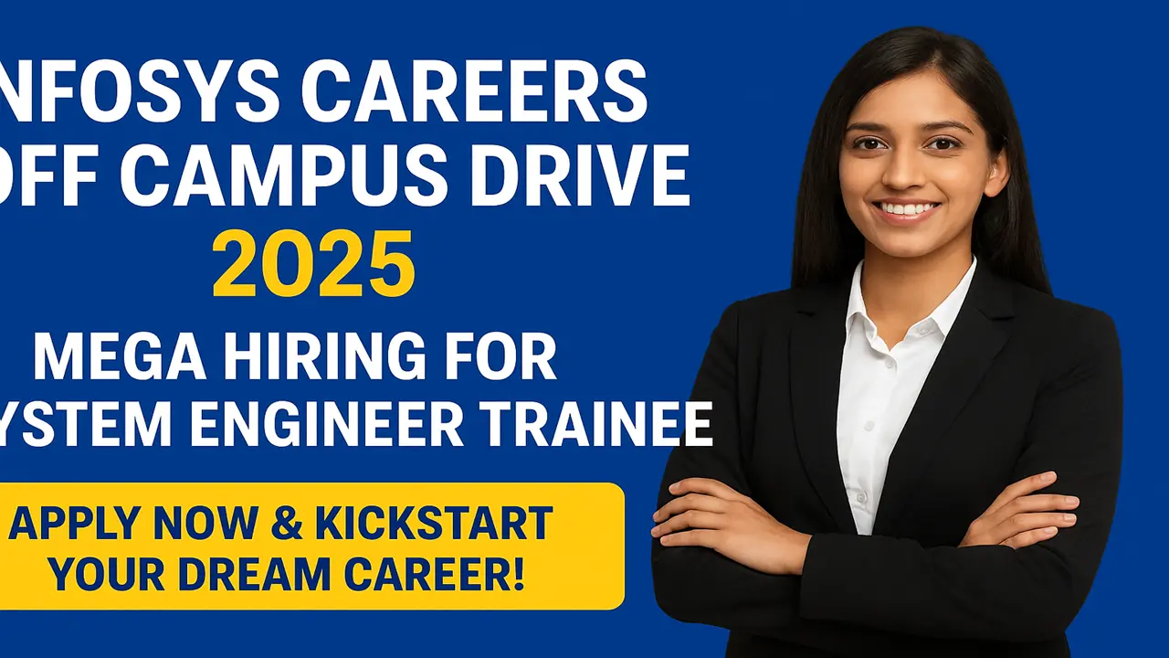 Infosys Careers Off Campus Drive 2025 | Mega Hiring for System Engineer Trainee – Apply Now & Kickstart Your Dream Career!