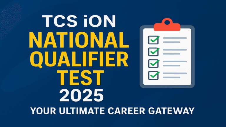 TCS iON National Qualifier Test 2025 | Ultimate Guide to Crack the Exam!